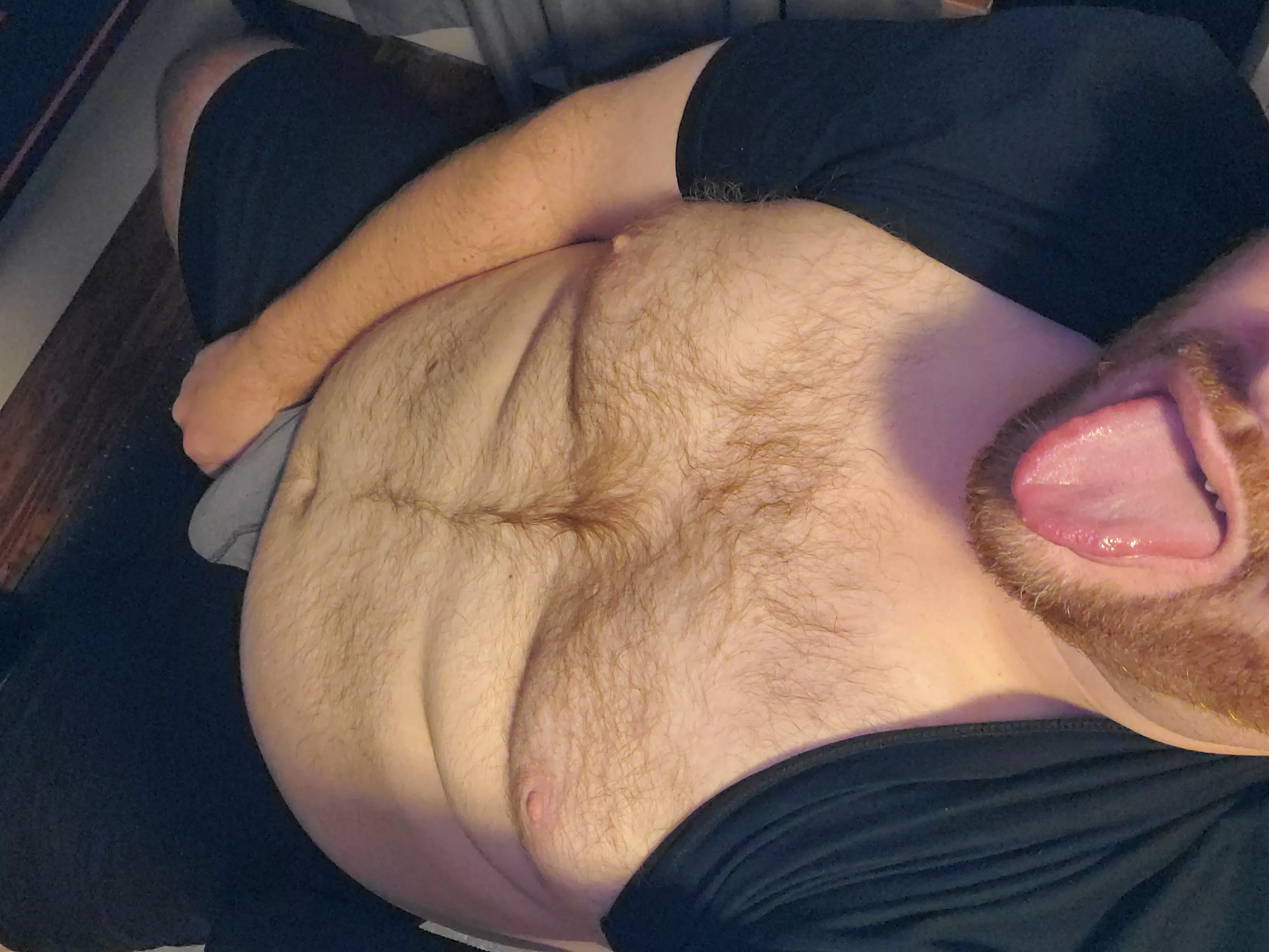 Made it from my bed to my my game station. This is where I'll be for the rest of the day ;)