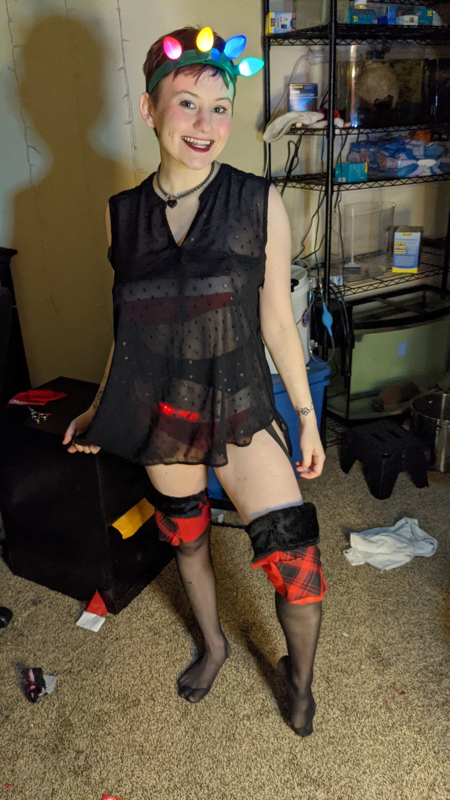 made my own xmas lingerie!