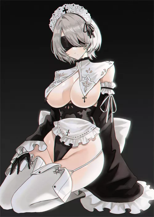 Maid 2B [Nier Automata] by (mellymelly_luv)