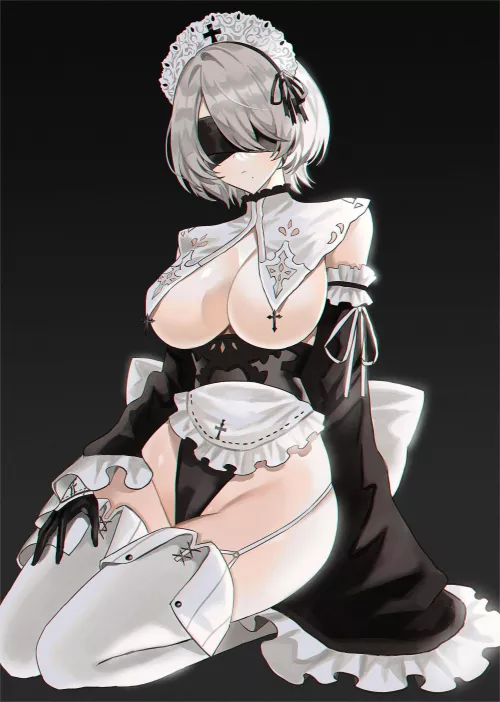 Maid 2B [Nier Automata] by (mellymelly_luv)