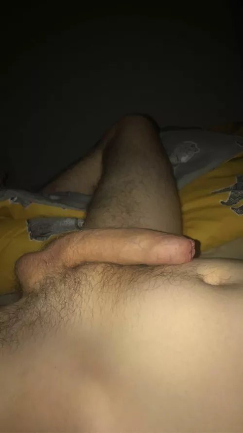 Make me hard and it will reach past my belly button đŸ˜‰