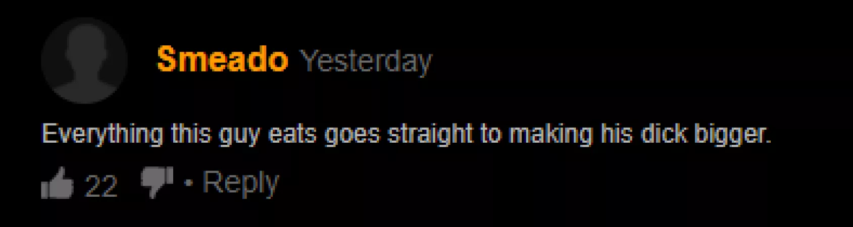 Make sure you're eating enough!