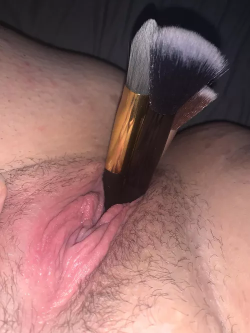 Makeup brushes are always fun to use ;)