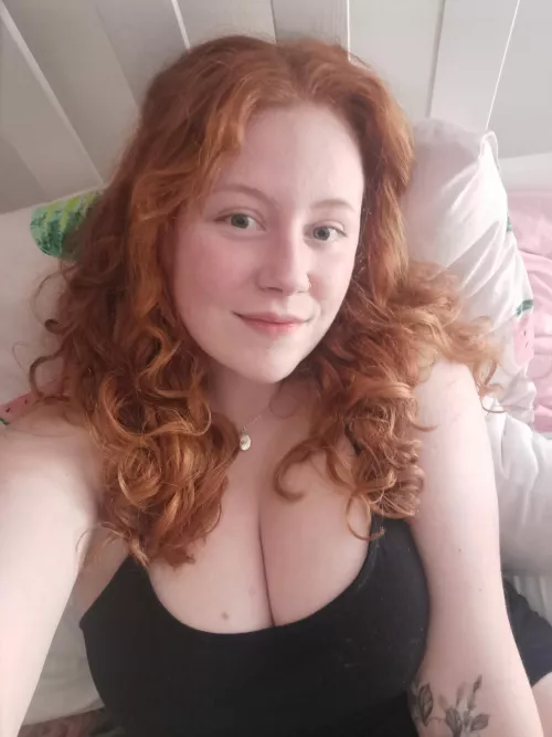 Makeup free and in bed resting after two surgeries, but I felt kind of cute