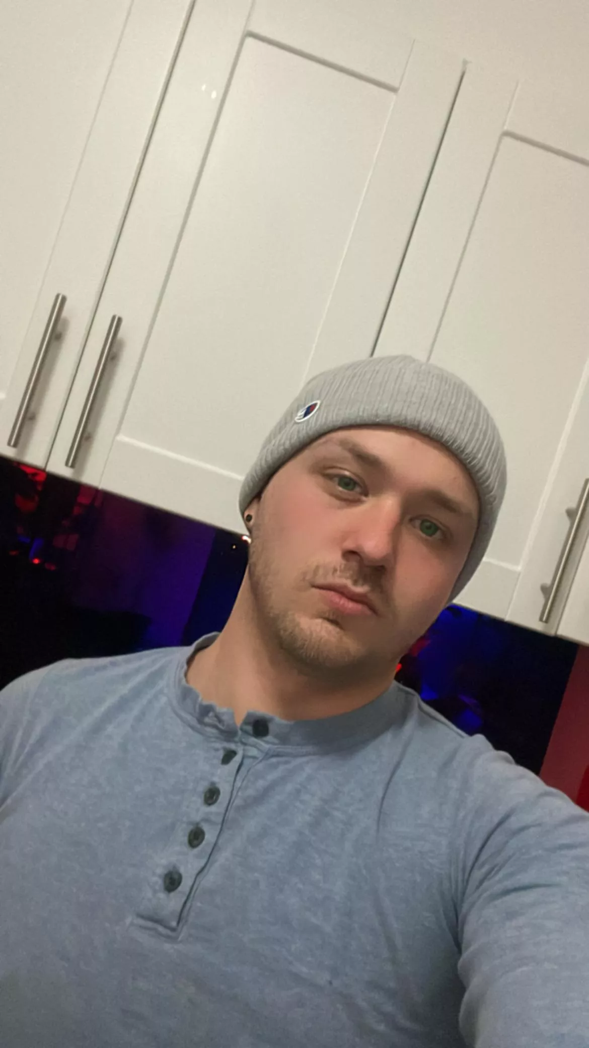 Making dinner! Having a vanity moment, don’t mind me