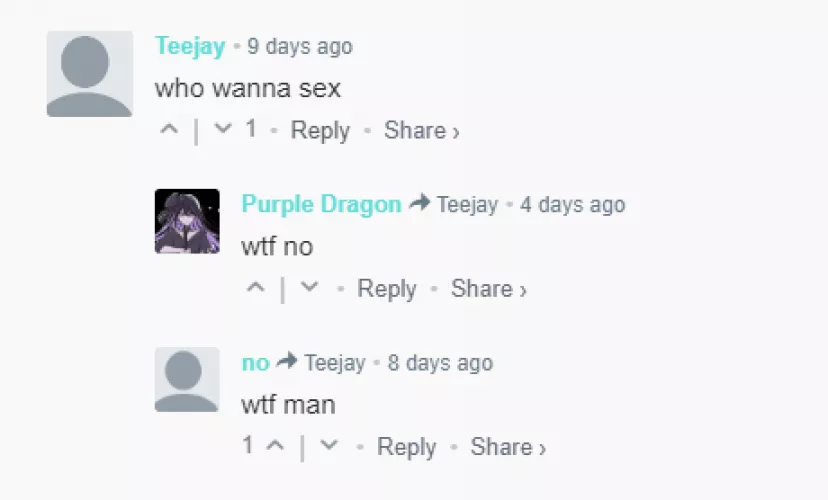 Man just wanted to have some sex