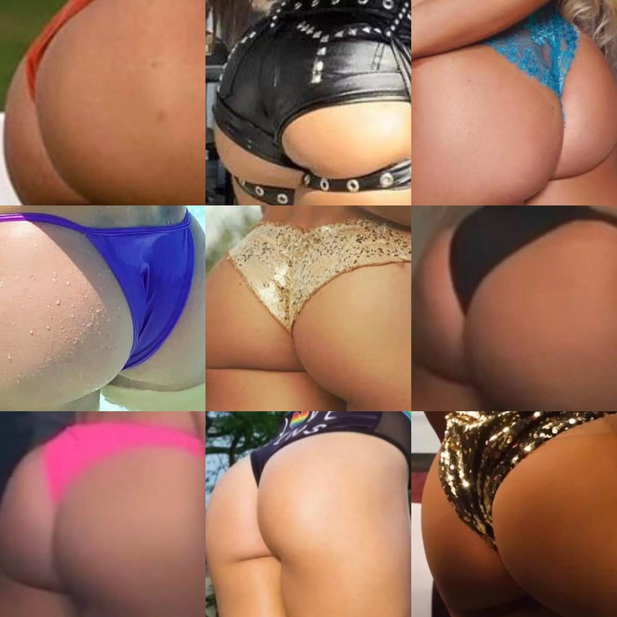 Mandy rose’s big booty collage