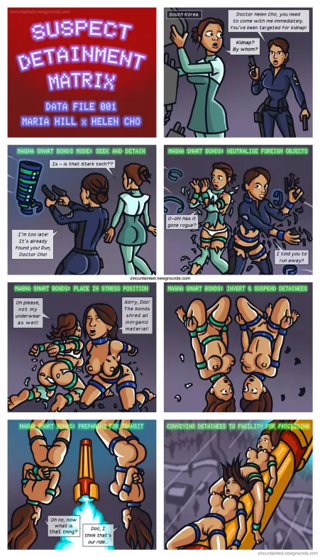 Maria Hill and Dr. Helen Cho Enslaved by Stark Tech (ZincUntainted) [Marvel]