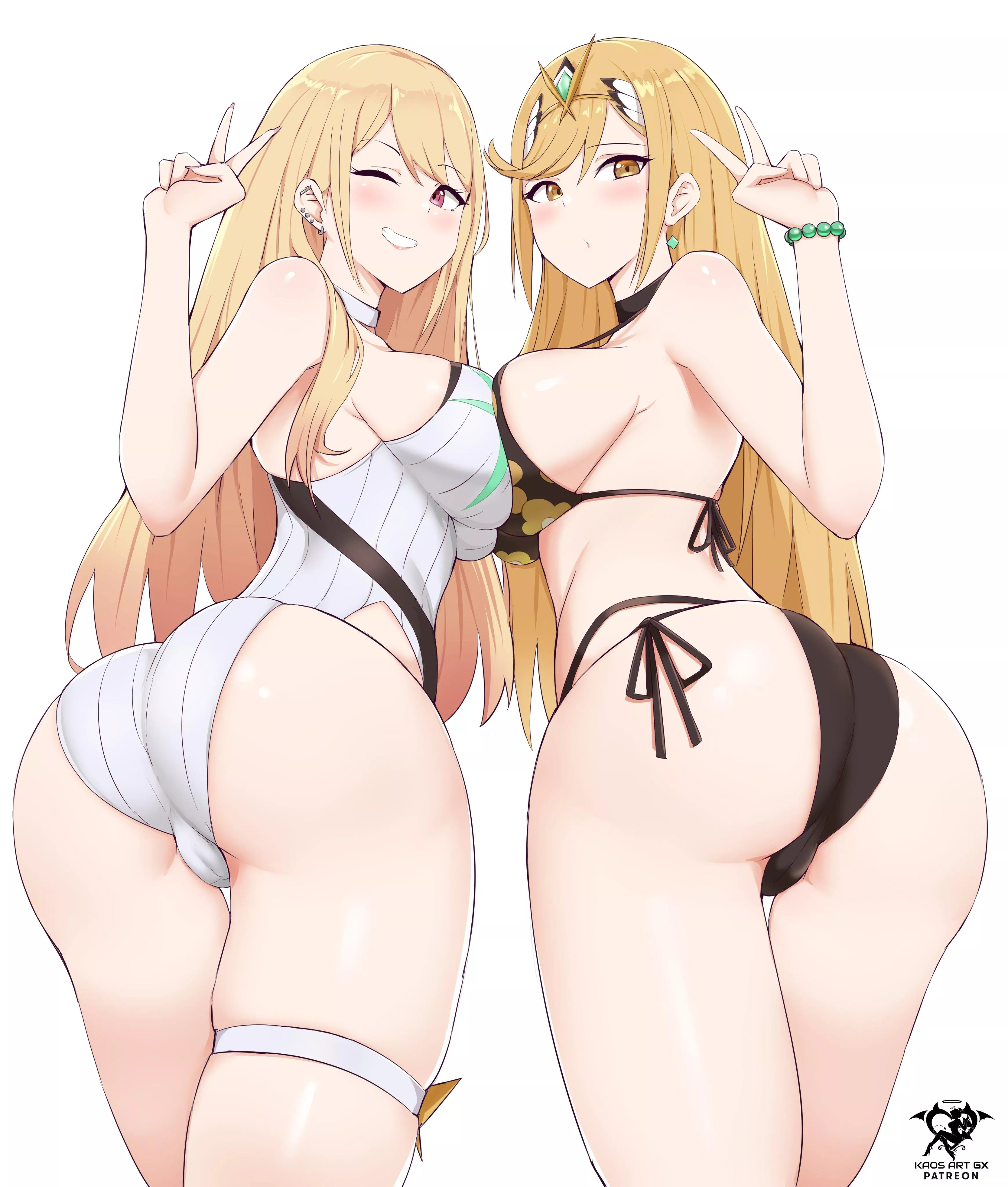 Marin and Mythra Outfit swap [My Dress-Up darling]