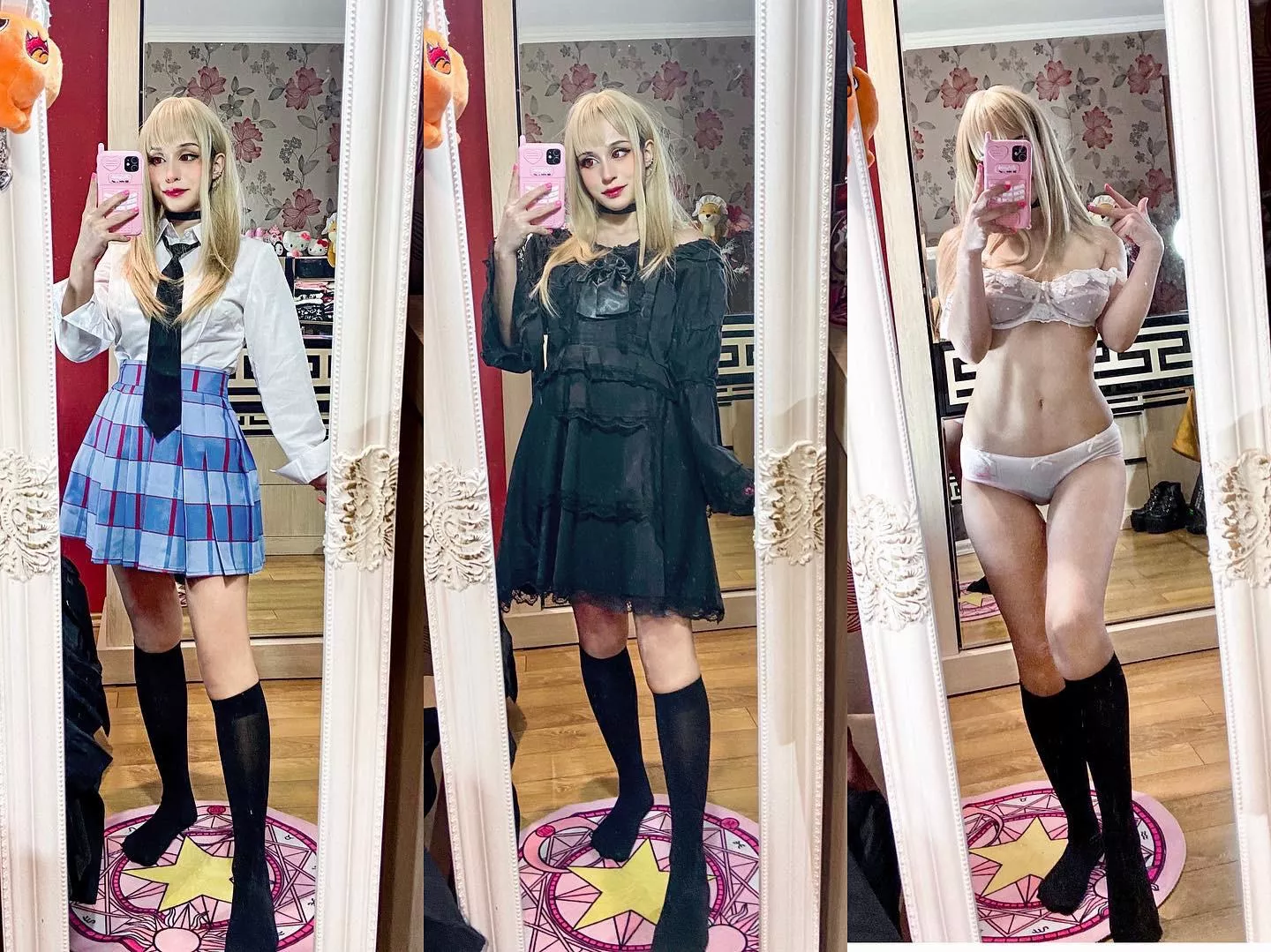 Marin Kitagawa in different forms [self]