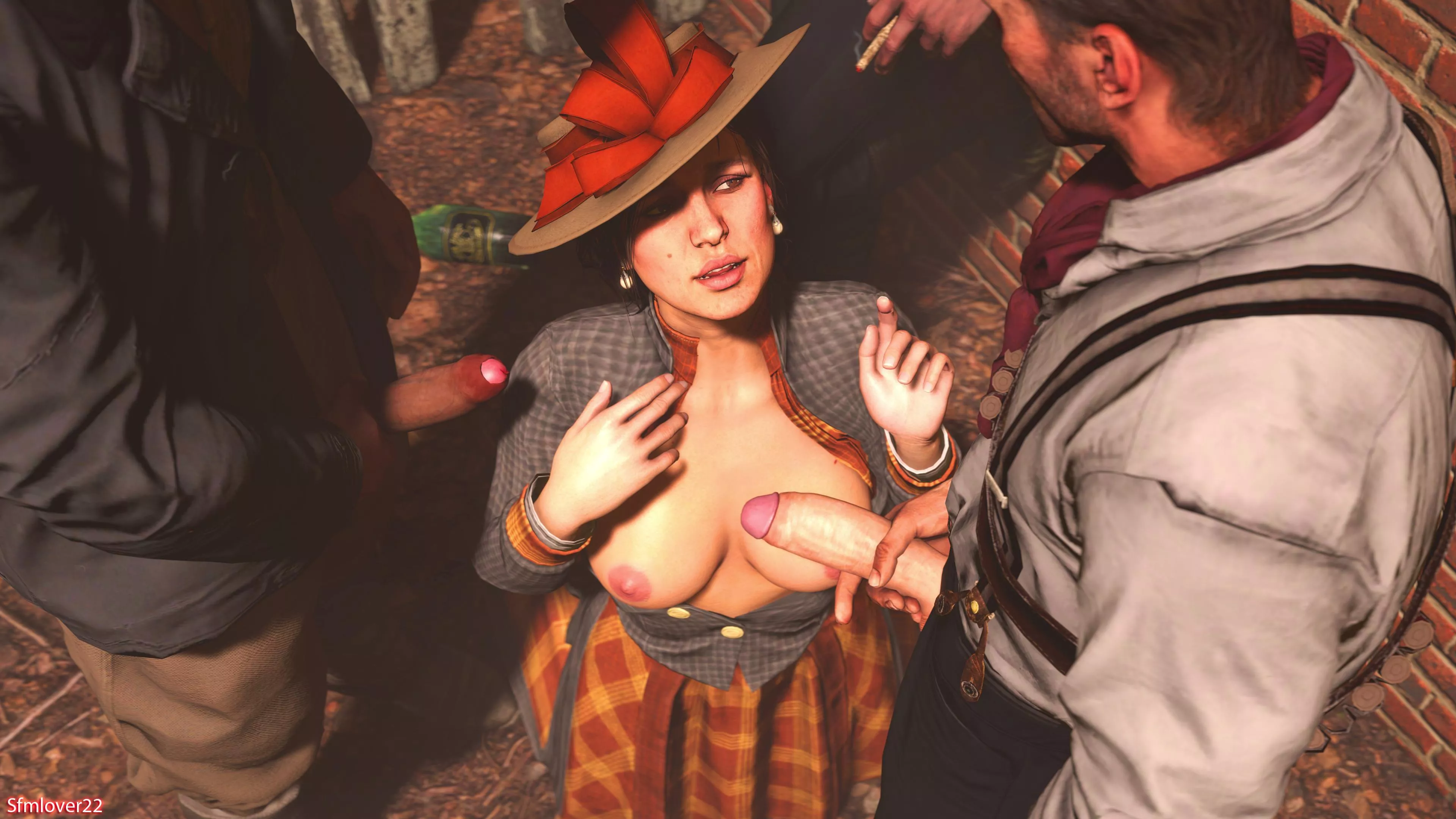 Red Dead - Mary Linton (Sfmlover22) [Red Dead Redemption 2] nudes by EroExarch