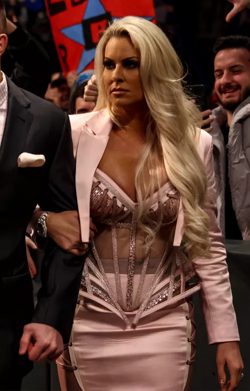 Maryse in her sexy dress