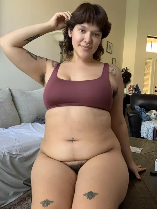 May I keep you warm with my curves and fur?