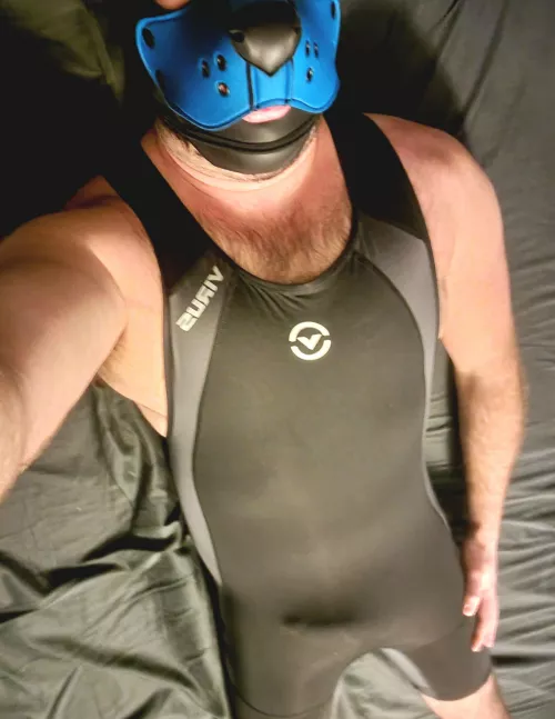 Maybe a little too excited to wrestle?