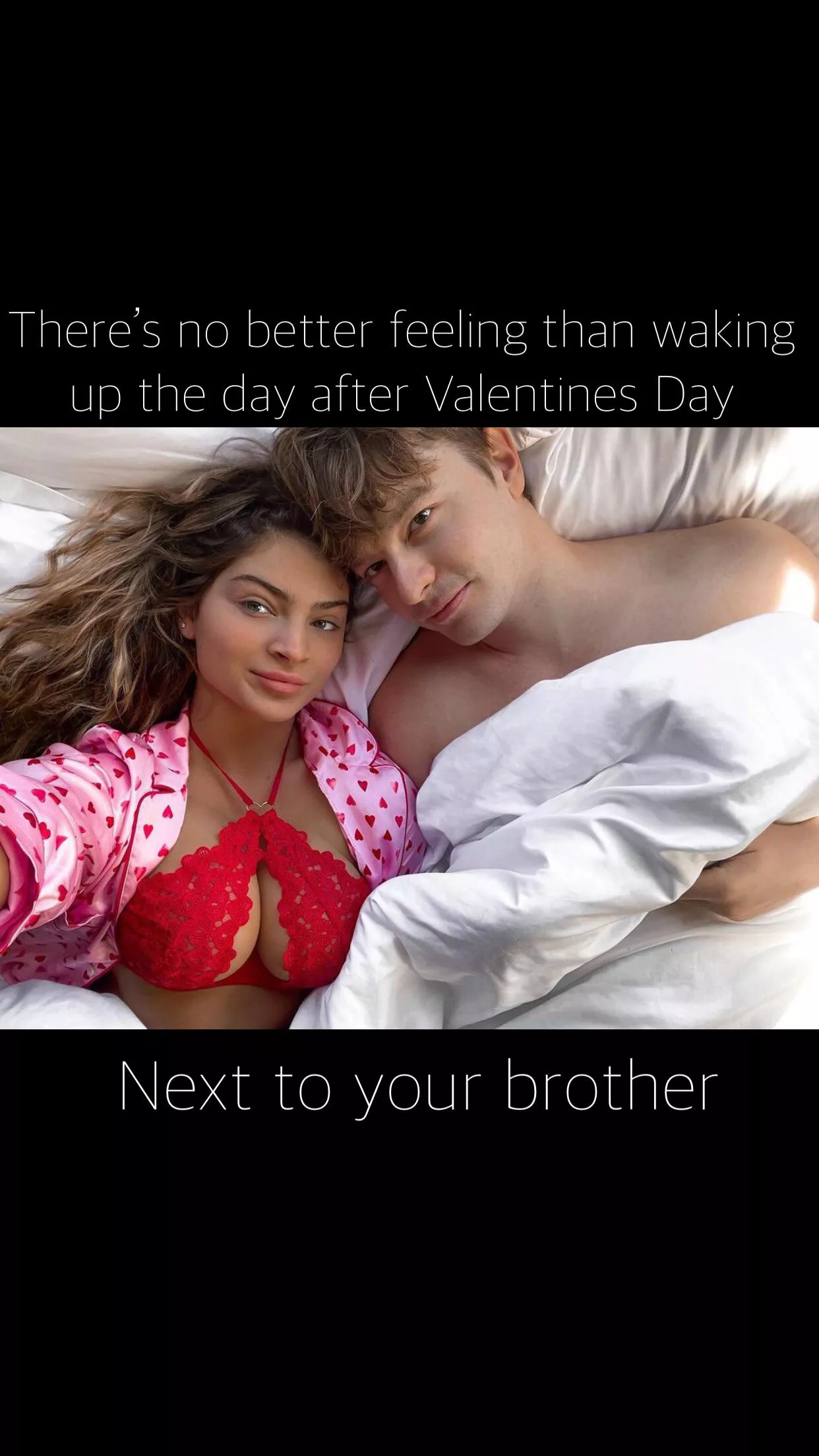 Maybe besides the feeling of him inside me