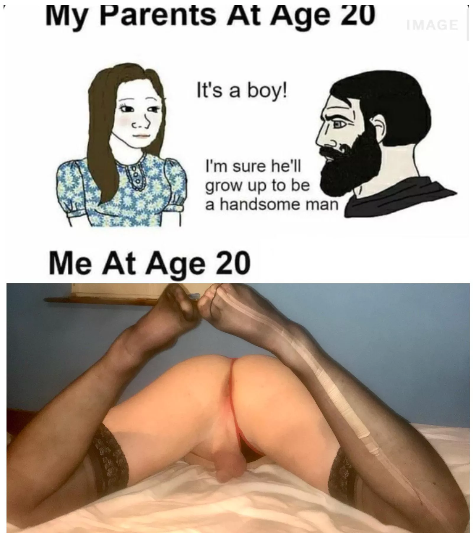 Maybe I can live up to someone else’s expectations 😖