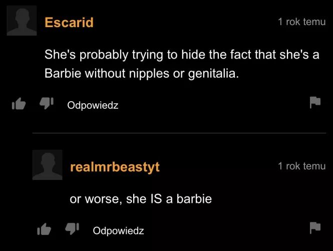 Maybe she IS a barbie..