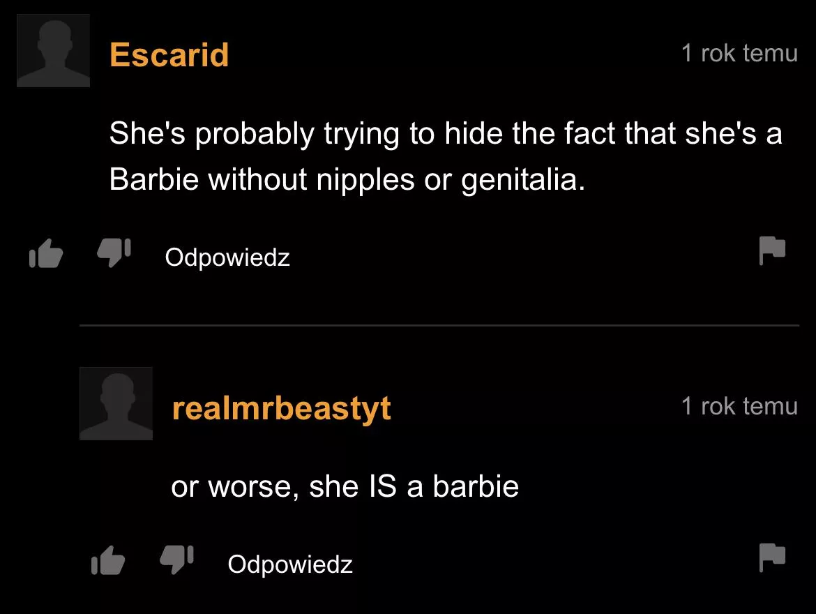Maybe she IS a barbie..