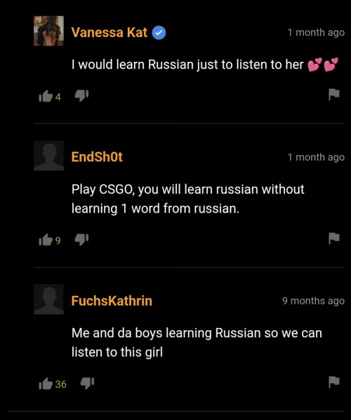 Me and the boys learning russian