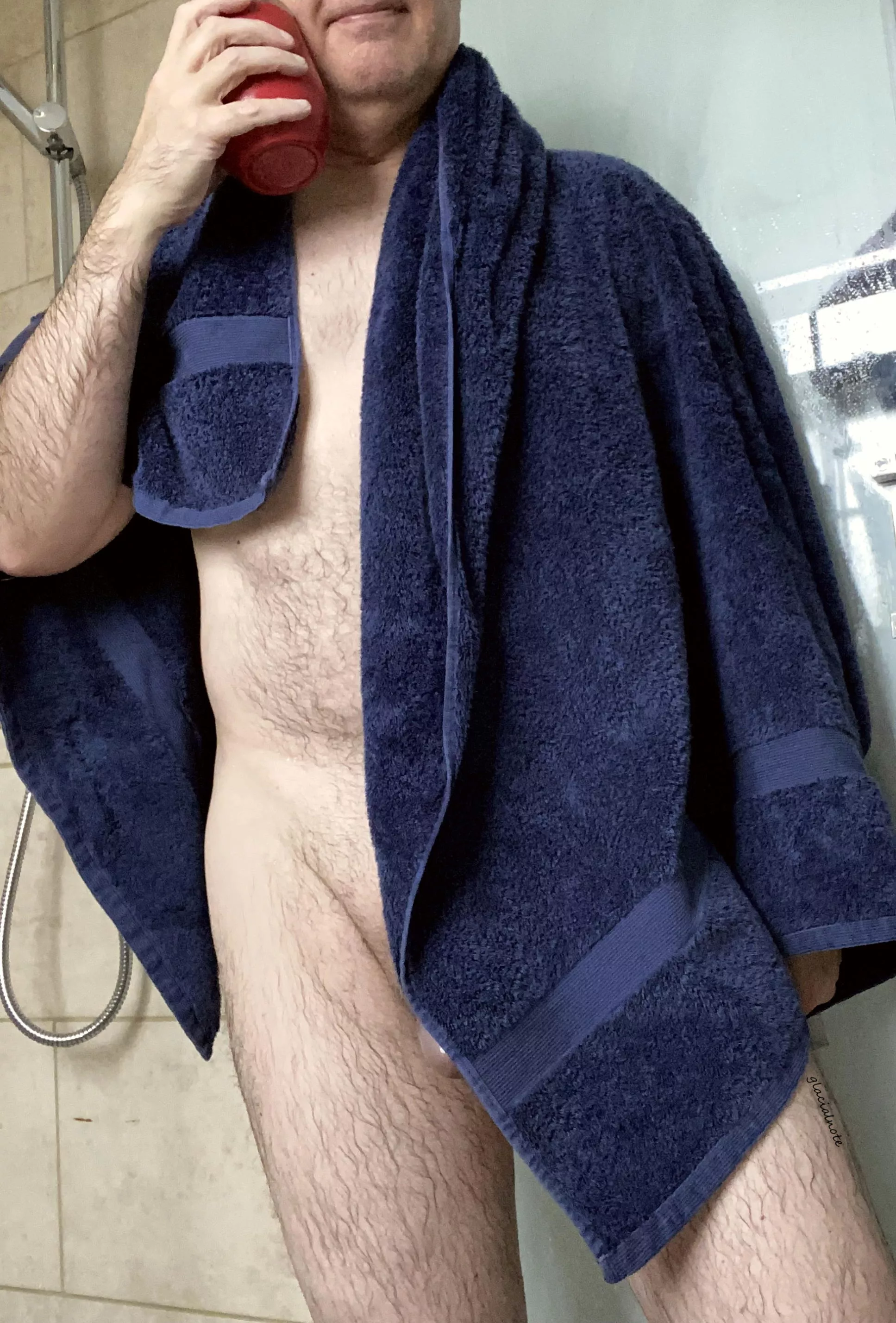 Me, coffee and showers - best of friends