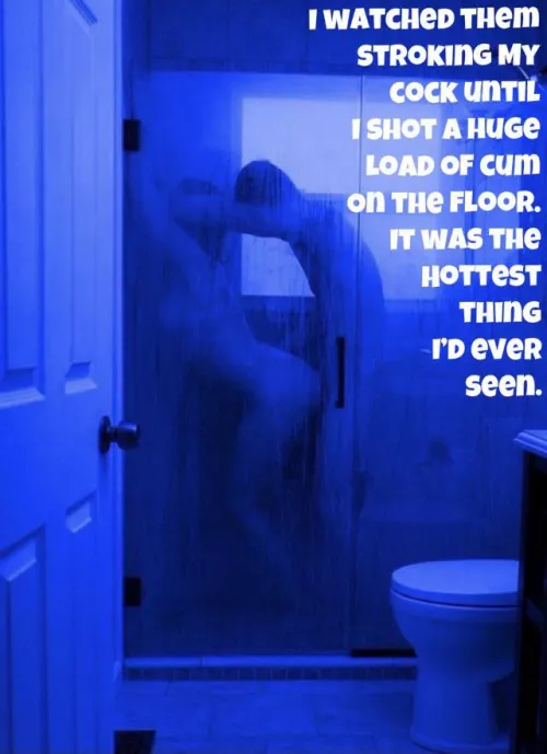 Me: I came home early yesterday and caught my wife fucking some dude in my shower! Look at this pix… Best Friend: Dude what did you do? Me: Well I did the only thing I could do, right there, right then…