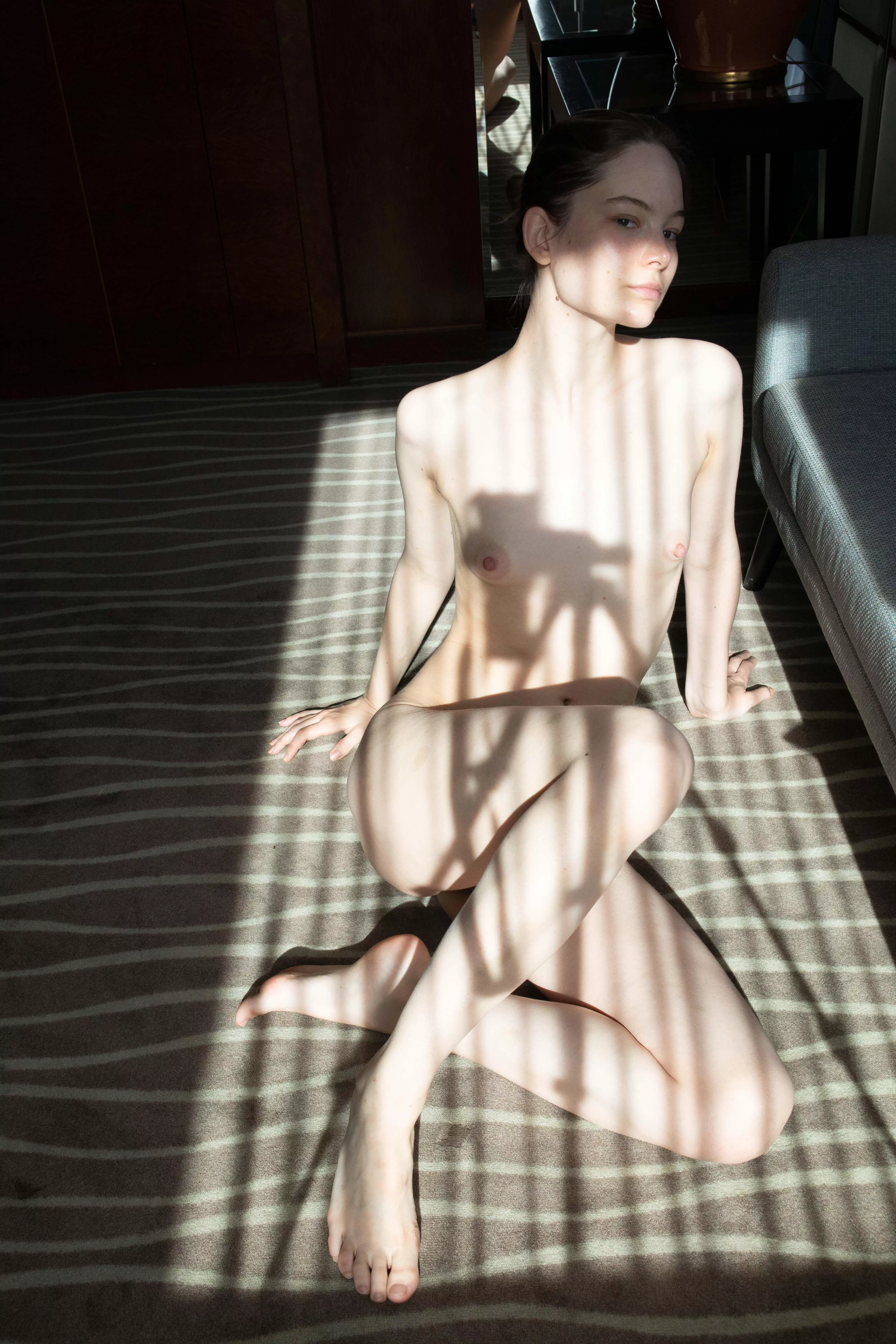 Me taking a nude self portrait