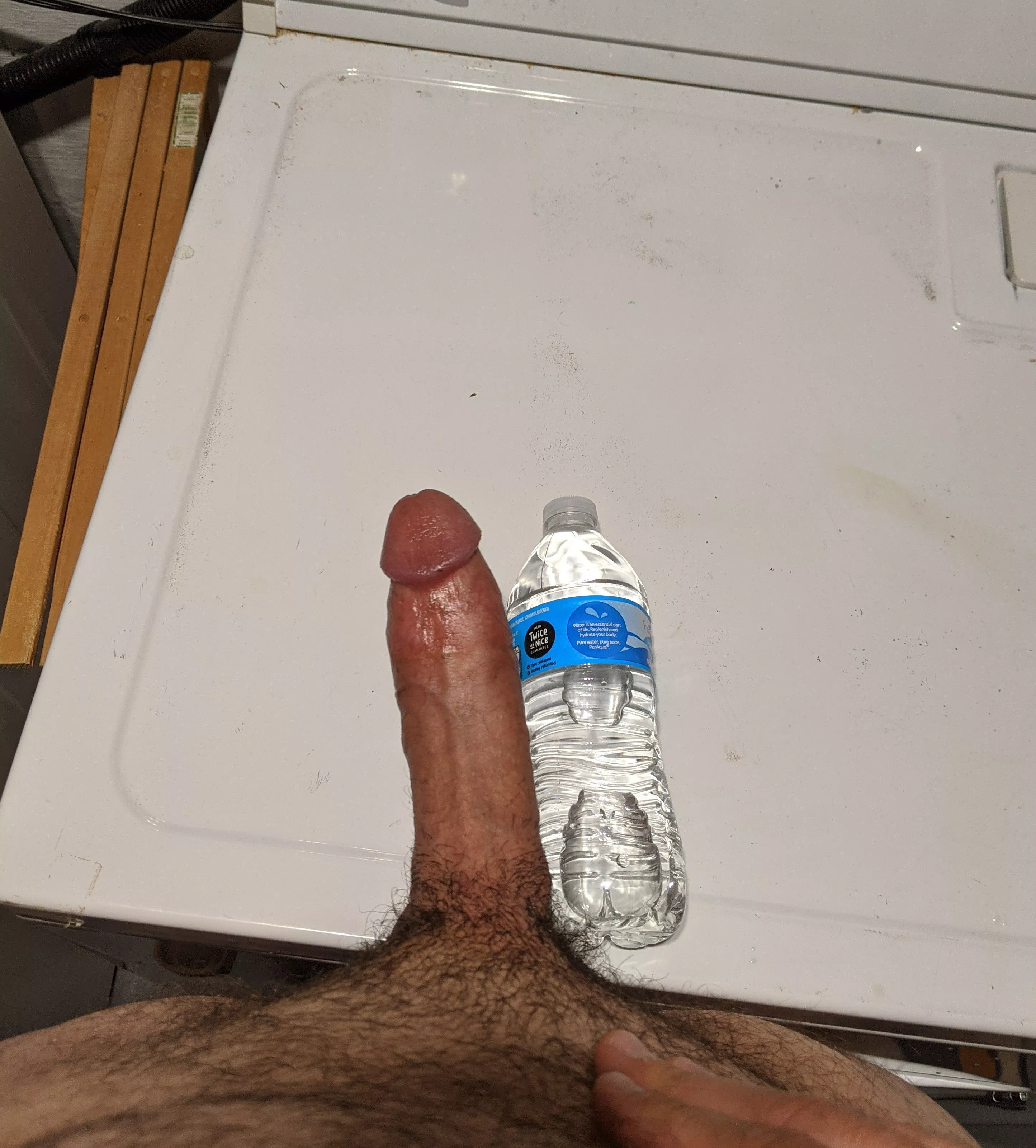 Me vs water bottle