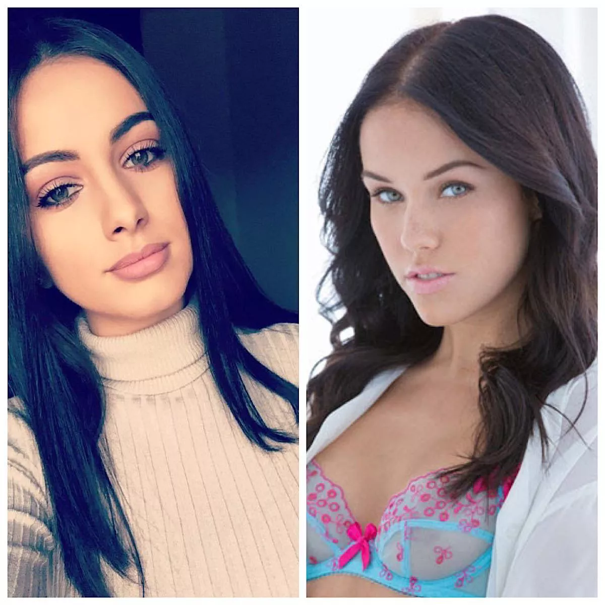 Megan and my cousin 😍 Similar right ?