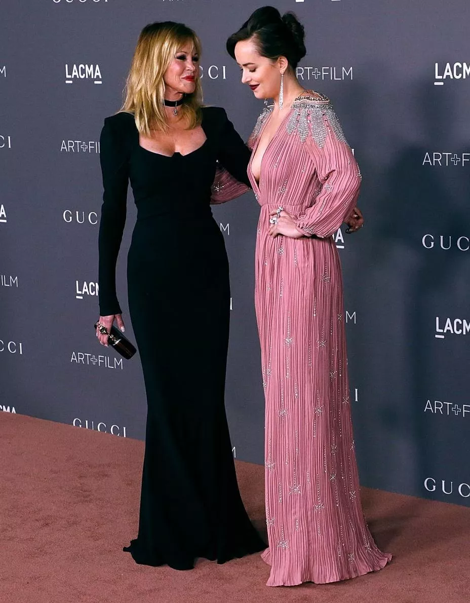 Melanie Griffith and Dakota Johnson