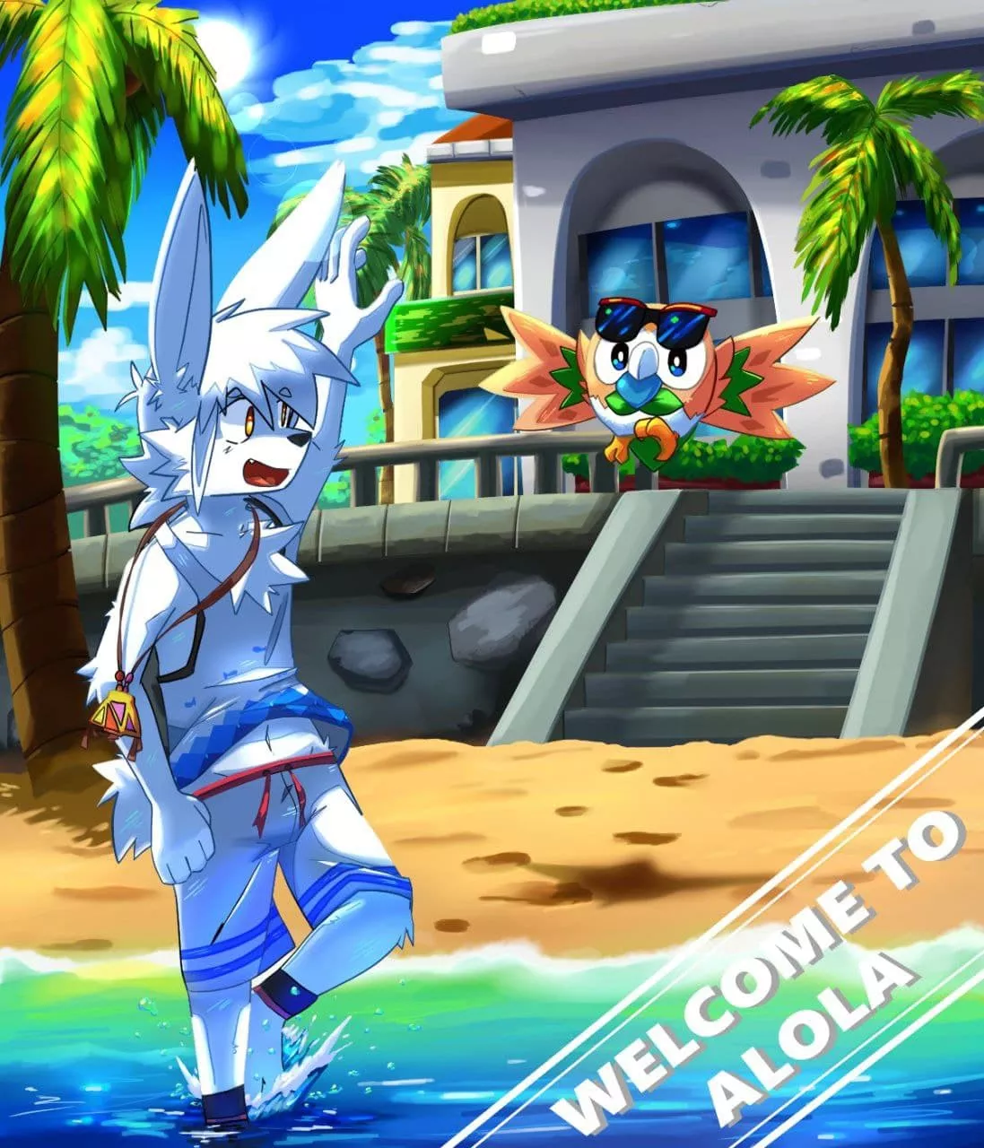 Memories of when I played Pokemon Moon for the first time - Made by me [@AxyUsagi on Twitter]