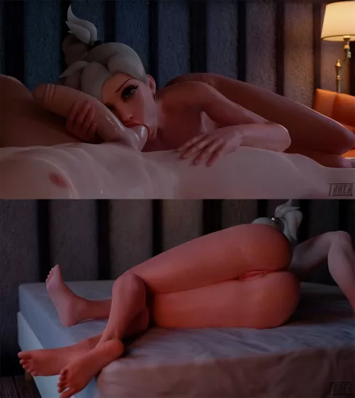 Mercy sucking balls (Taker)