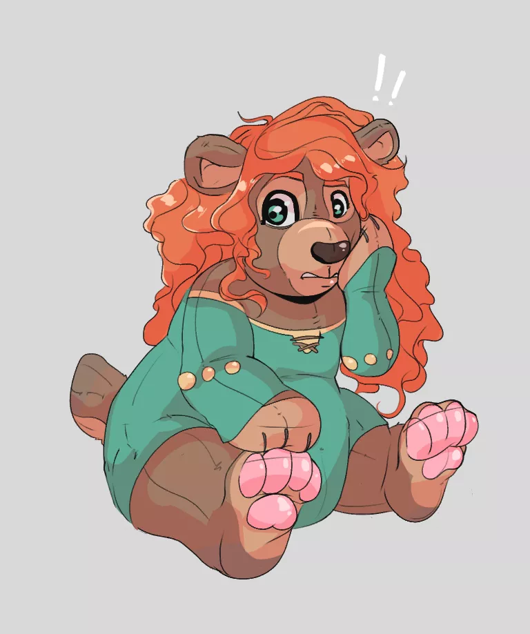 Merida Bear Plush TF by ReddishMaroon Merida Bear Plush TF by ReddishMaroon