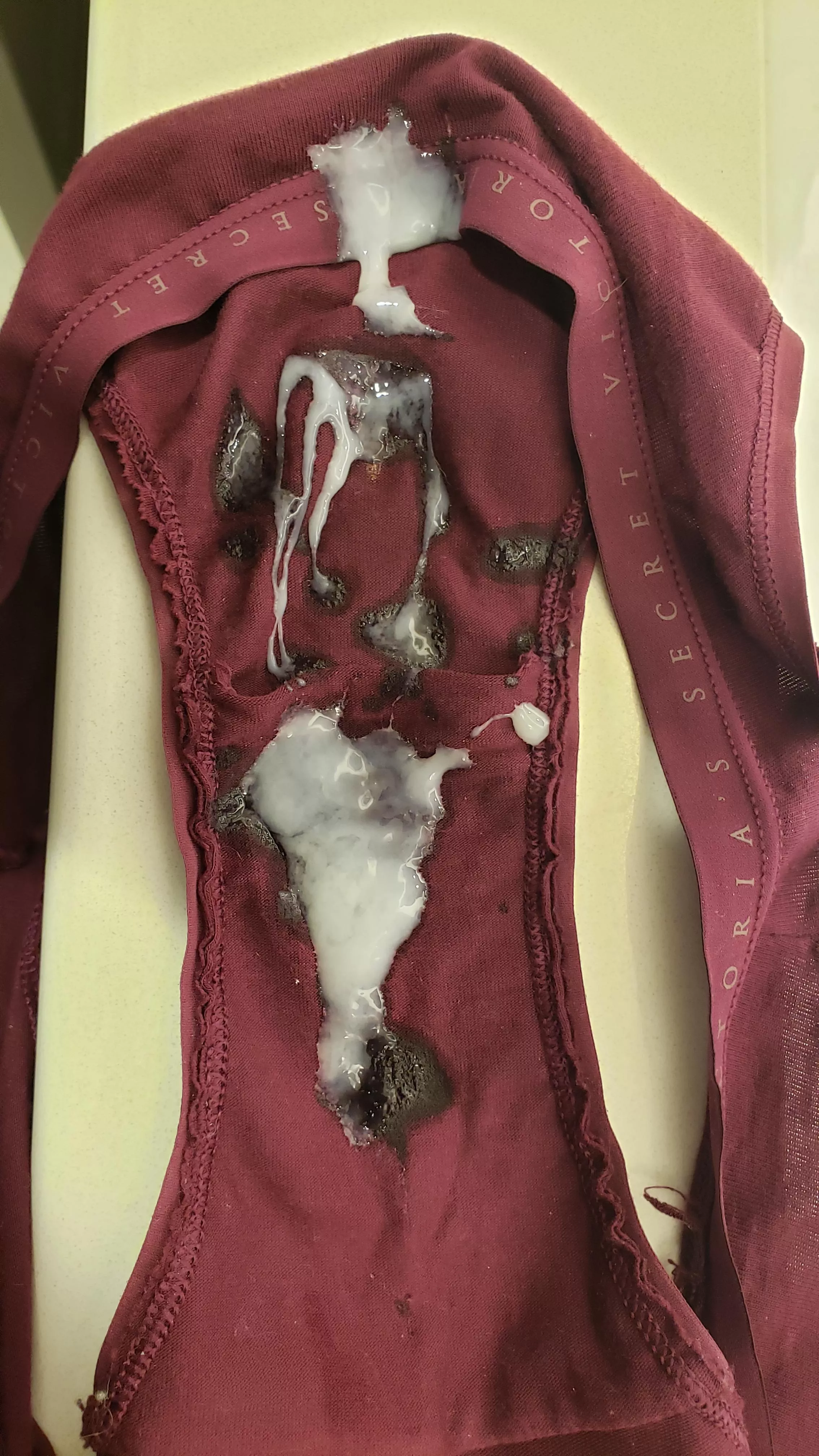 Messed them up. Gfs panties.