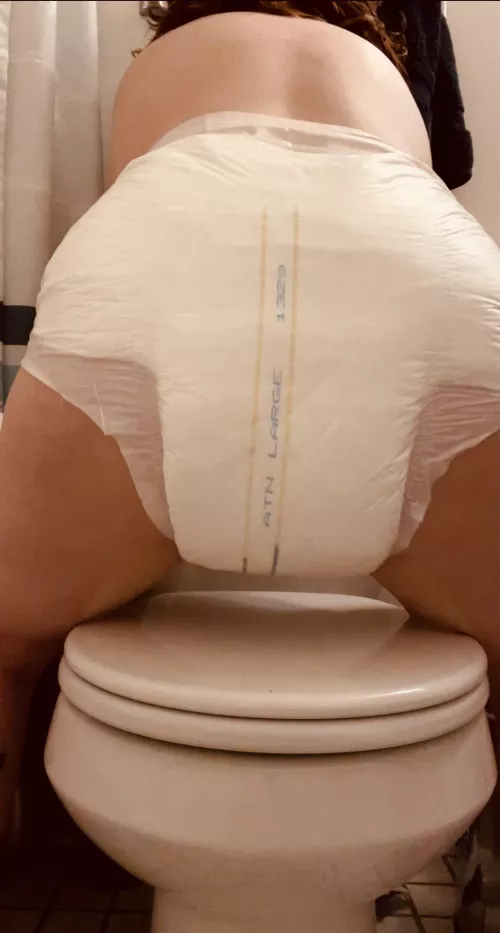 Messy girl plays with diaper and herself. 13 min long video available for purchase 😉 DM!