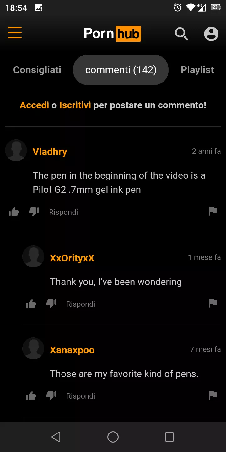 Mhh yes a good pen indeed