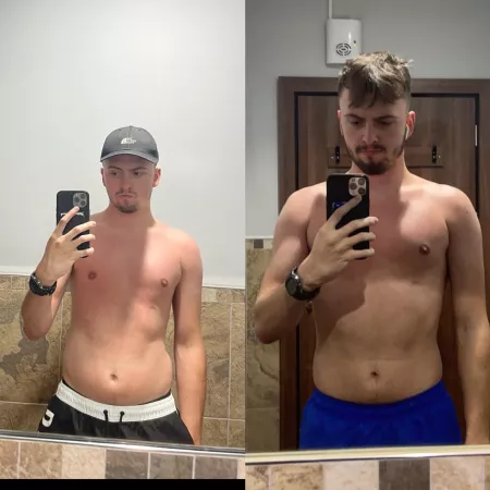 Mid - July to today. Keep feeling like Iβm not making progress but comparing myself to old pics helps to remind me!