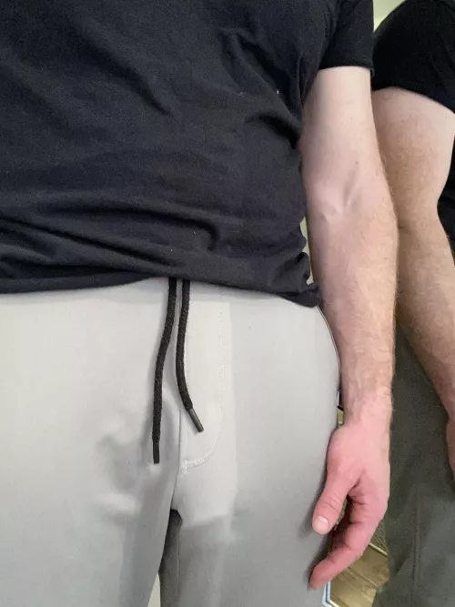 Might have to rethink my gym attire