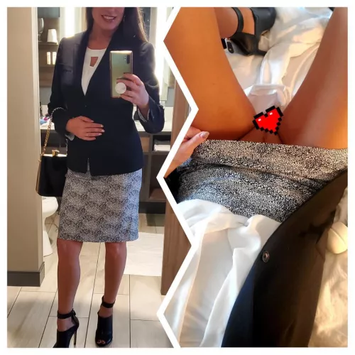 Milfie on the way to work💋