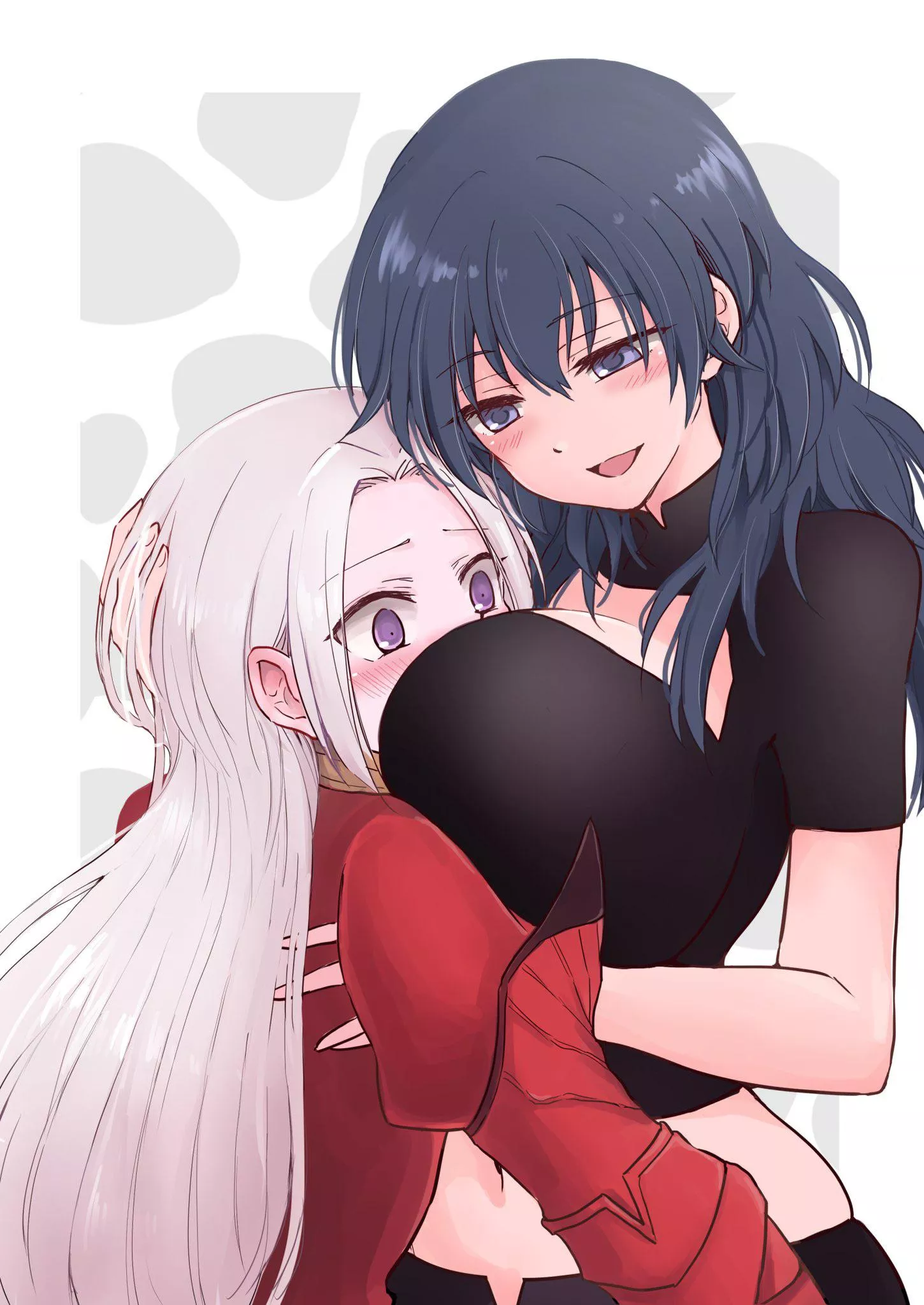 Milfy Byleth breast-smothering Edelgard (Nagasawa)