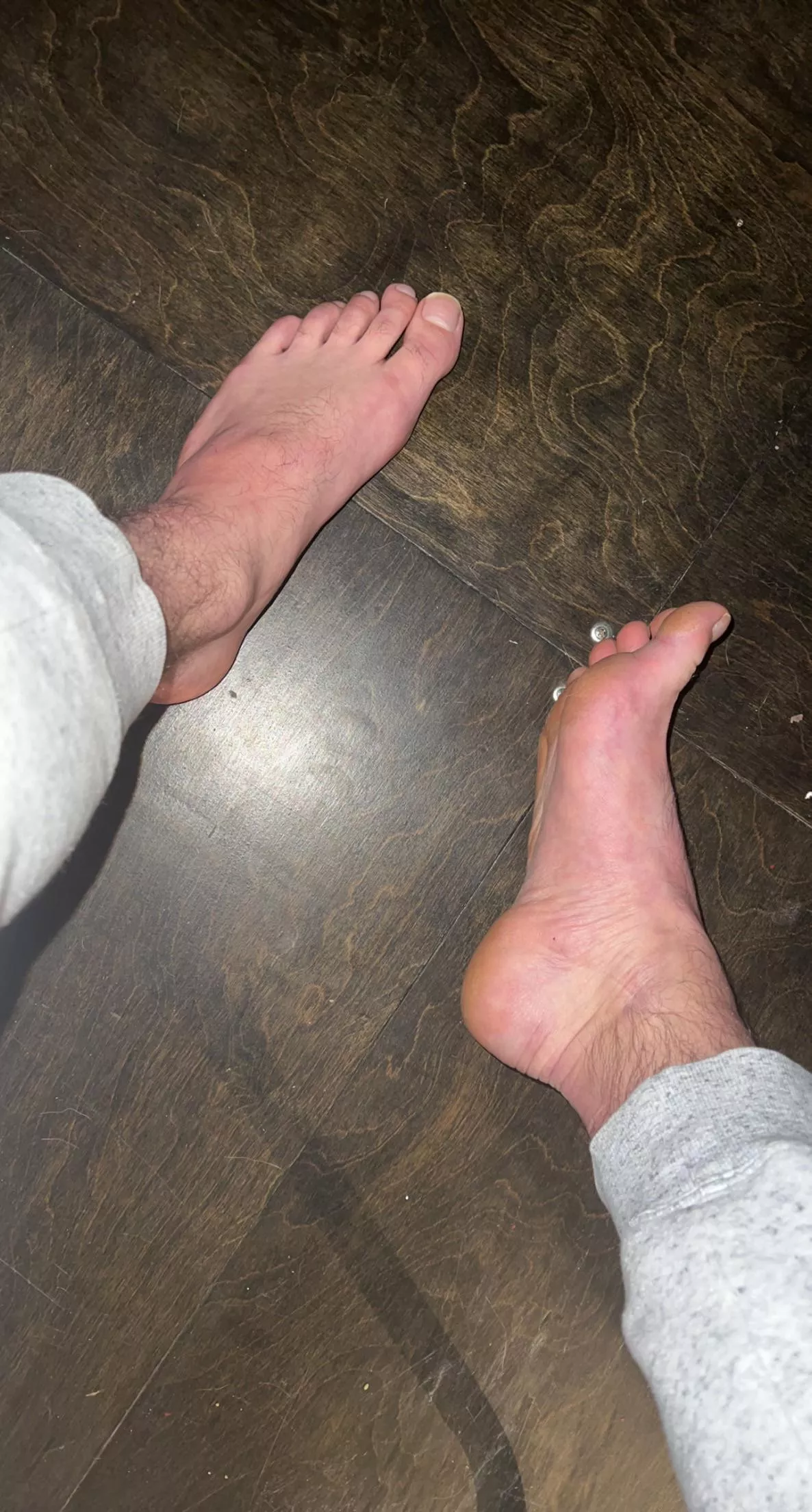 Military feet after a workout