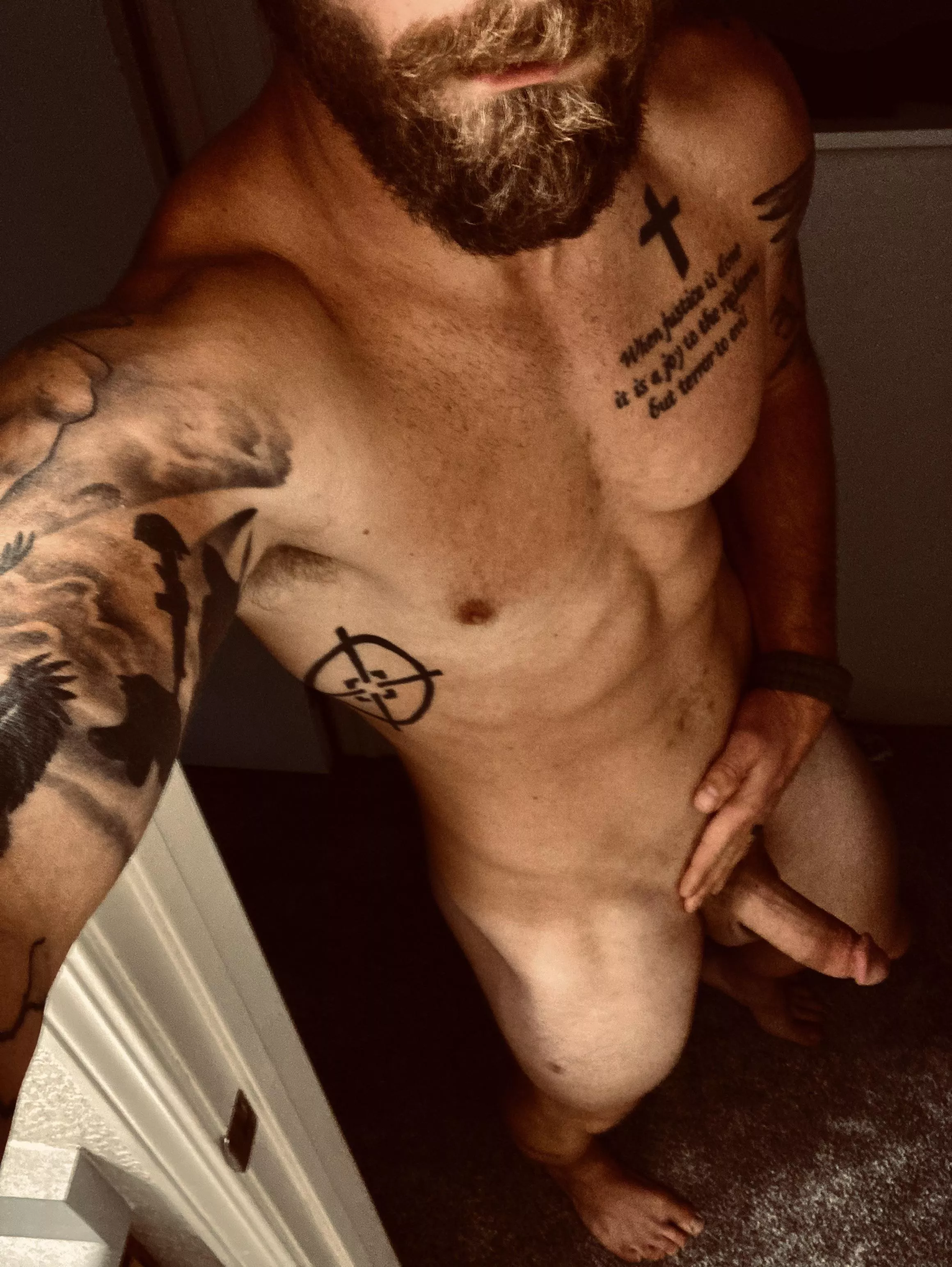 Military tattoos and body! 😁