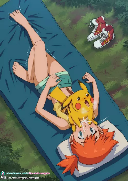 Misty sure loves pikachu (the dark mangaka)