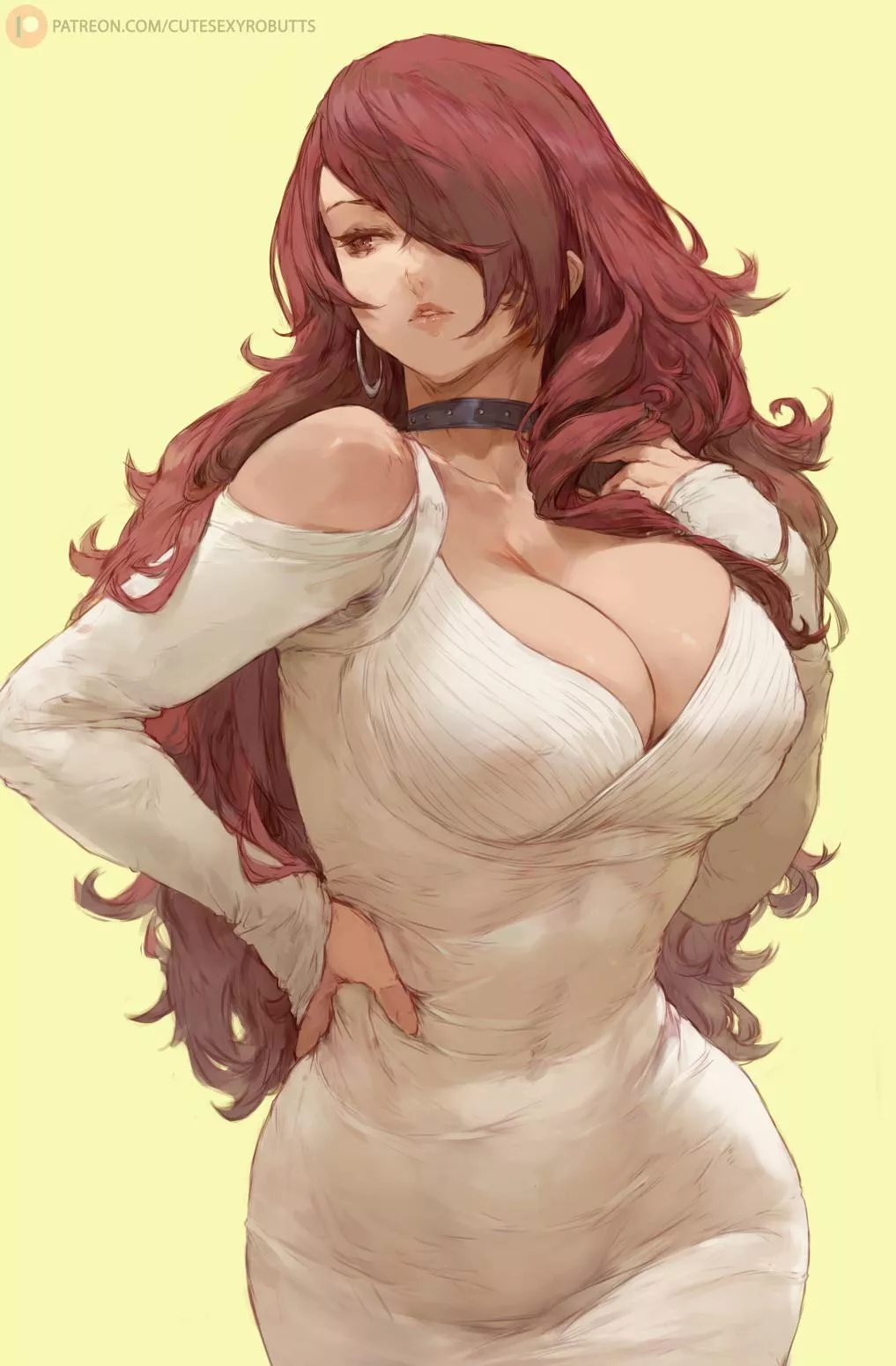 Mitsuru in a dress [Persona]