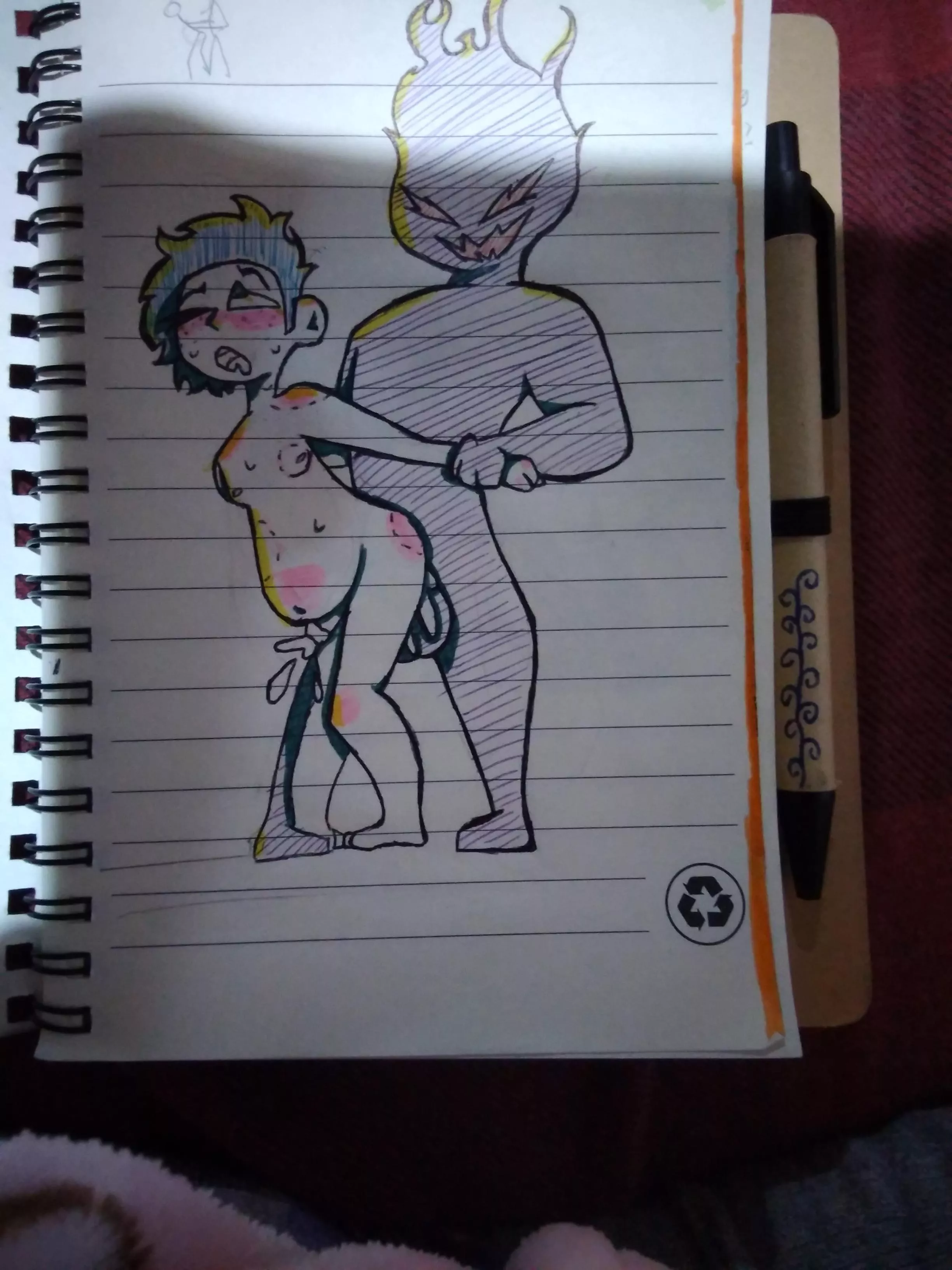 [M/M] he seems to be enjoying his first load