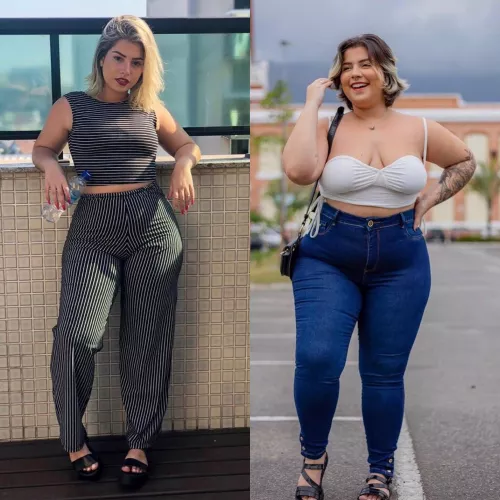Model decided to go plus-size 😳