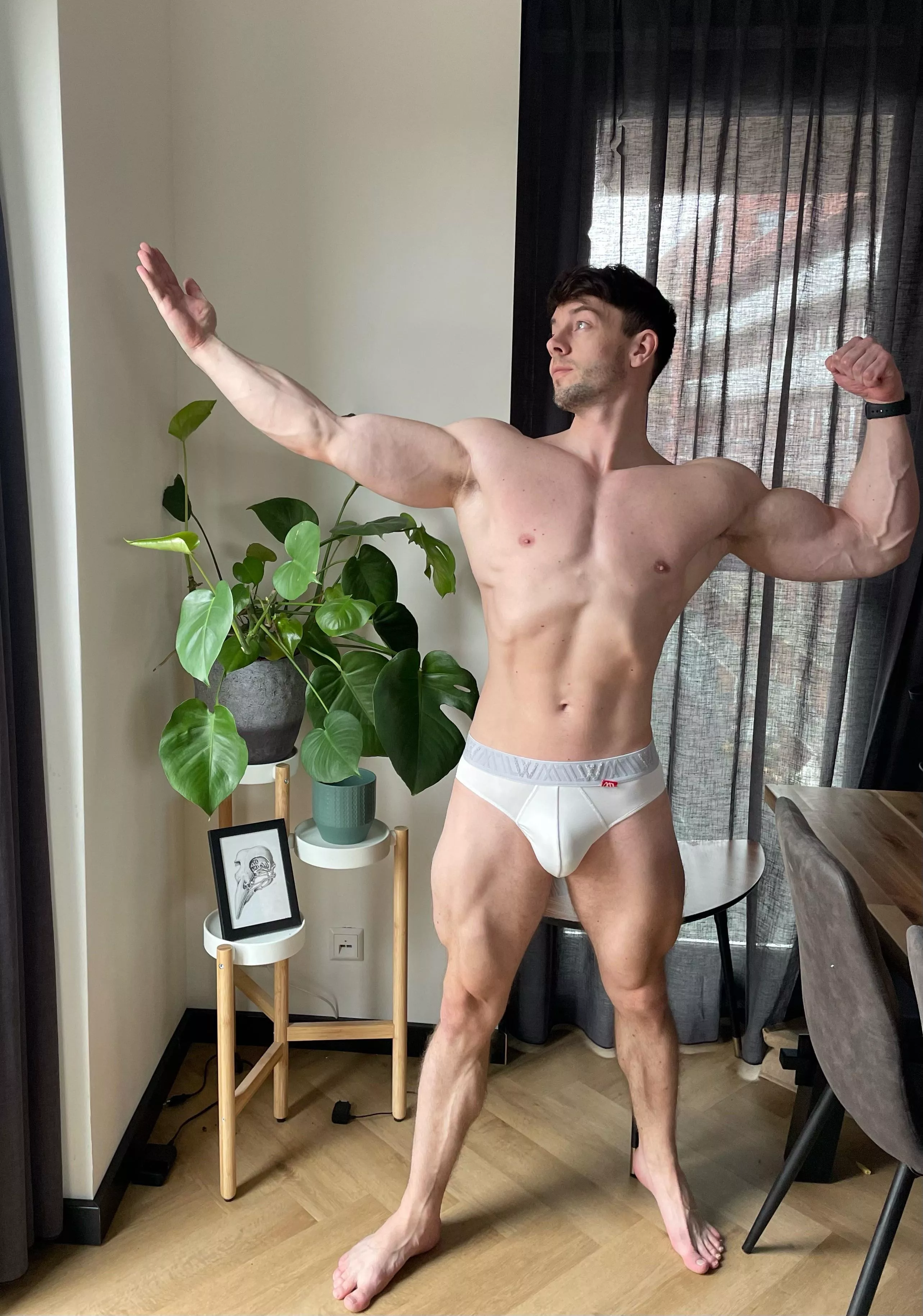 Modern Classic: Tight White Briefs