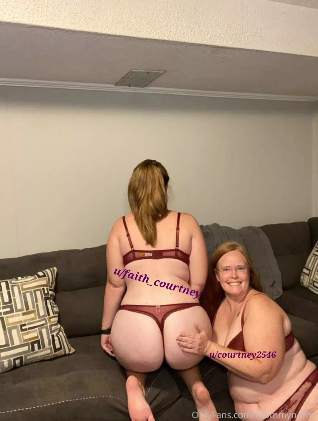 Mom 47 and daughter 21, she is not to old for a spanking