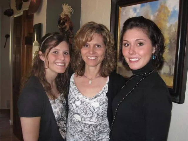 Mom and her daughters