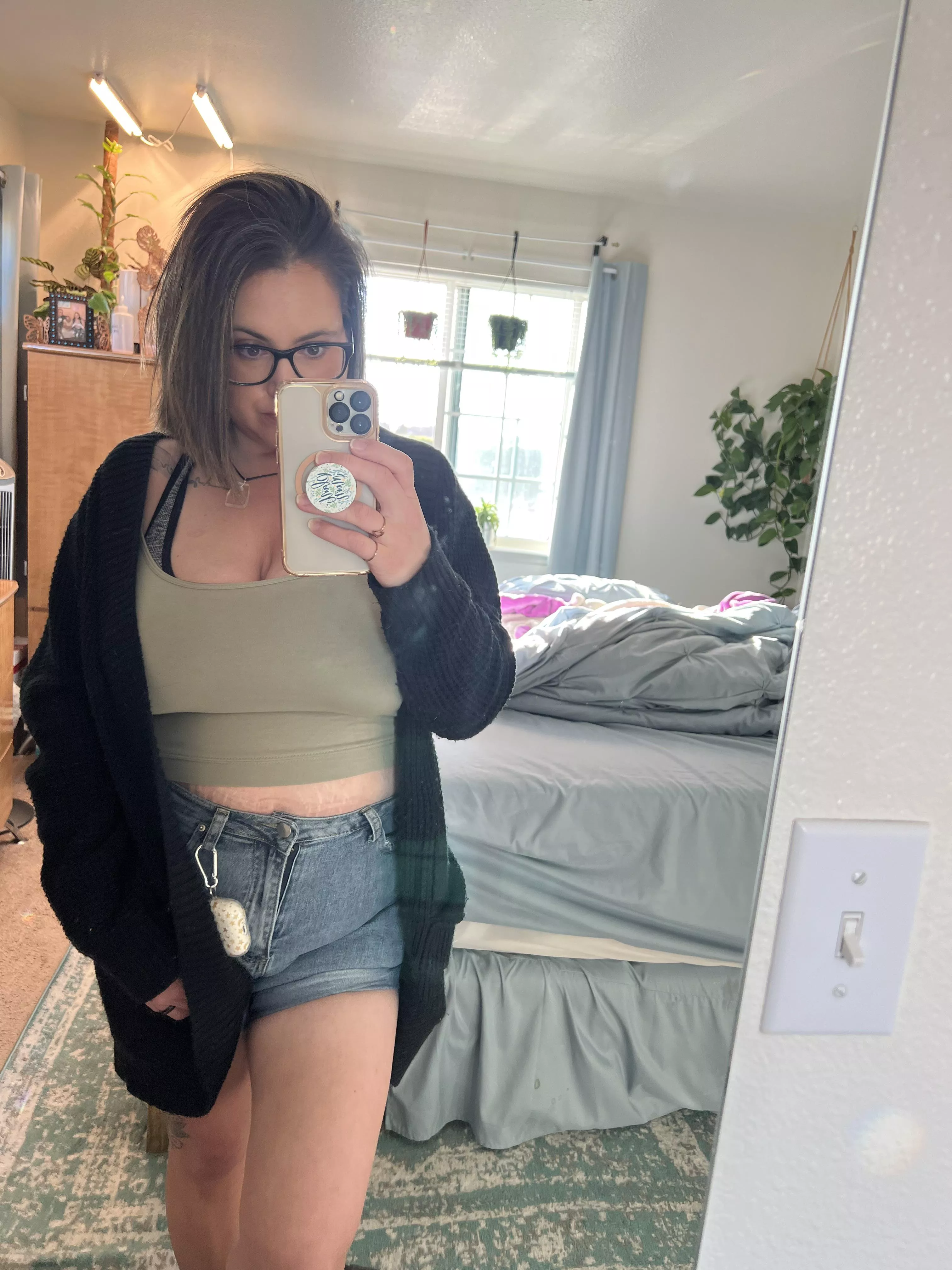 Mom of 2. Bed is messy because I slept in for the first time in over a year!🥴