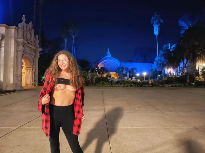 Moments before a homeless person started screaming at me about sin and repentance. Stay classy, San Diego ๐